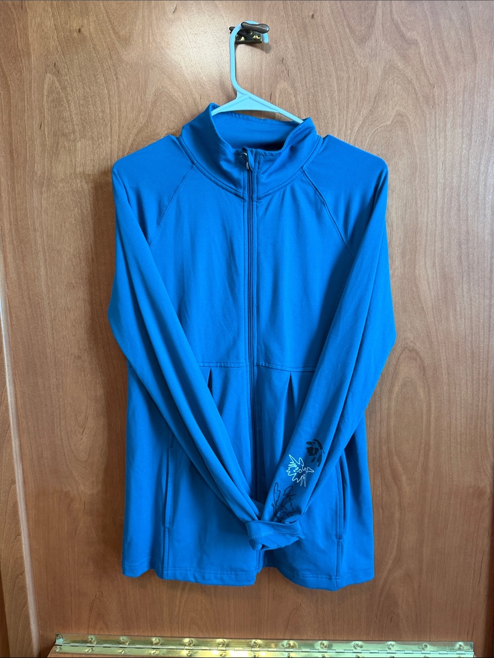Tech Gear M yoga jacket - teal like new condition